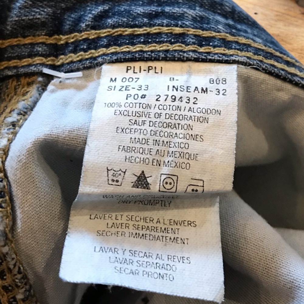 VTG 2003 Men 35x32 Tommy Hilfiger Carpenter‎ Jeans  Baggy Wide Leg Skater Y2K - Picture 8 of 9